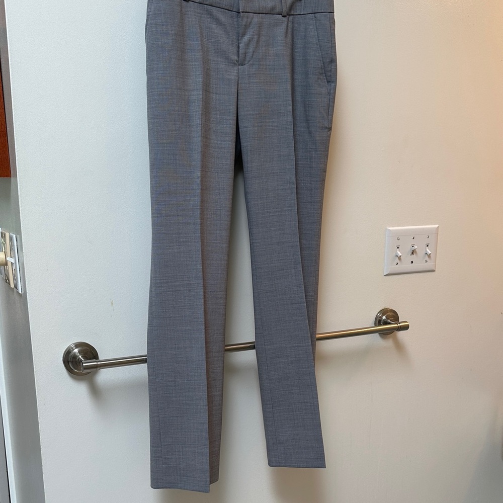 Banana Republic Charcoal Fine Weave Martin Trousers